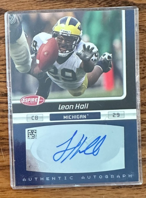 Leon Hall SA-GE Aspire #29A Autograph