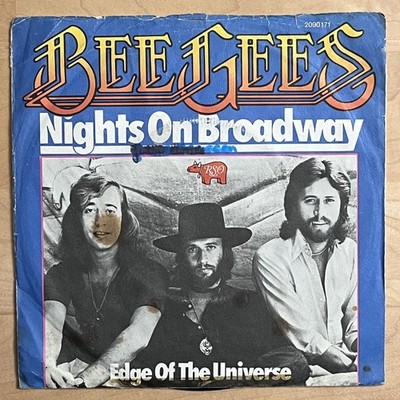 Vinyl 7'' Single: Bee Gees   Nights On Broadway (G+/G+)