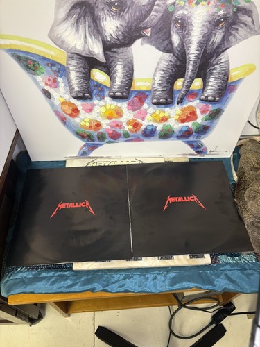 Metallica And Justice For All Elektra Records 60812-1 1988 1st Press 2x Vinyl LP - Picture 12 of 13