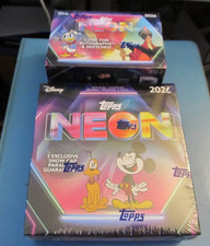 2026 Topps Disney NEON Mega Box & Blaster Box Lot of 2 Total Boxes