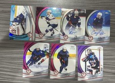 2026 Topps Chrome Olympics 7 Auto Color Lot Jen Lee Winn Barnes Bilka Hockey /75