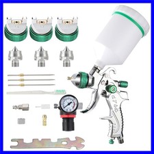 Professional Hvlp Spray Gun Set Gravity Feed Air Spray Gun With 1.4 1.7 2.0...