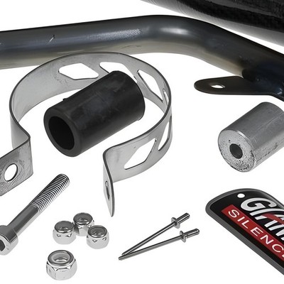 Auspuffanlage Giannelli Endtopf Carbon High Up mit ABE für Malaguti / MBK