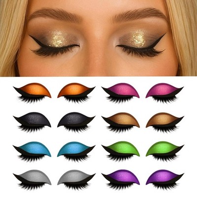 Lazy Eye Shadow Eyelash Patch, Eyeshadow Eyelashes Makeup Stickers US