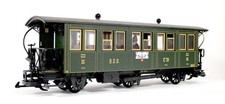 LGB 'G' GAUGE 30330 GREEN BALLENBERG 3RD CLASS PASSENGER COACH