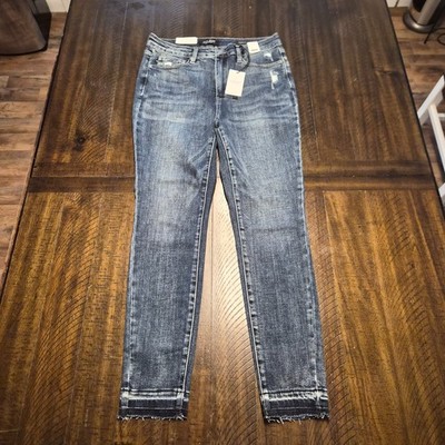 Judy Blue Jeans Womens Size 11/30 Blue Skinny Fit Dark Wash Denim JB88417 G422