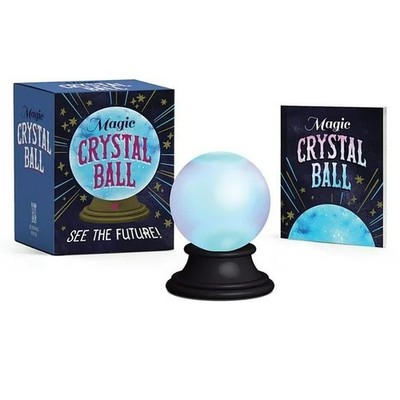 Magic Crystal Ball NEW desktop mini w/ book Running Press - See the Future