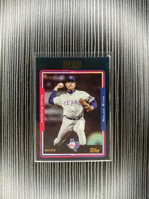 2025 Topps Baseball Archives Nolan Ryan #262 Black Rangers - Bild 1 von 2