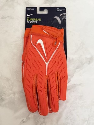 Nike Superbad 6.0 Football Gloves Orange DX4520-804 Men's Size 3XL