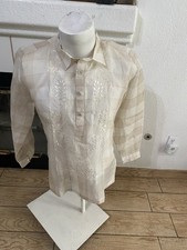 Barong Tagalog Men's traditional shirt size M.NWOT