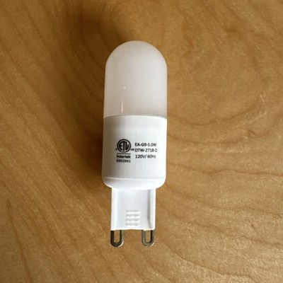 Emery Allen EA-G9-5.0W-DTW-2718-D Bulb G9 Warm Dim 120v 2700K-1800K