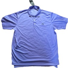 Adidas Mens Large Golf Polo Shirt Green Climalite Cotton Blend Performance NWT