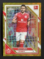 Nadiem Amiri 2025-26 Topps Chrome Bundesliga Gold Wave Refractor Base /50 #70