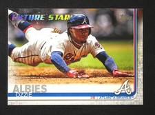 2019 TOPPS OZZIE ALBIES Future Stars (Sliding) Baseball Card #561