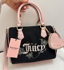 Juicy Couture Wingin It Speedy Satchel Liquorice/Pink