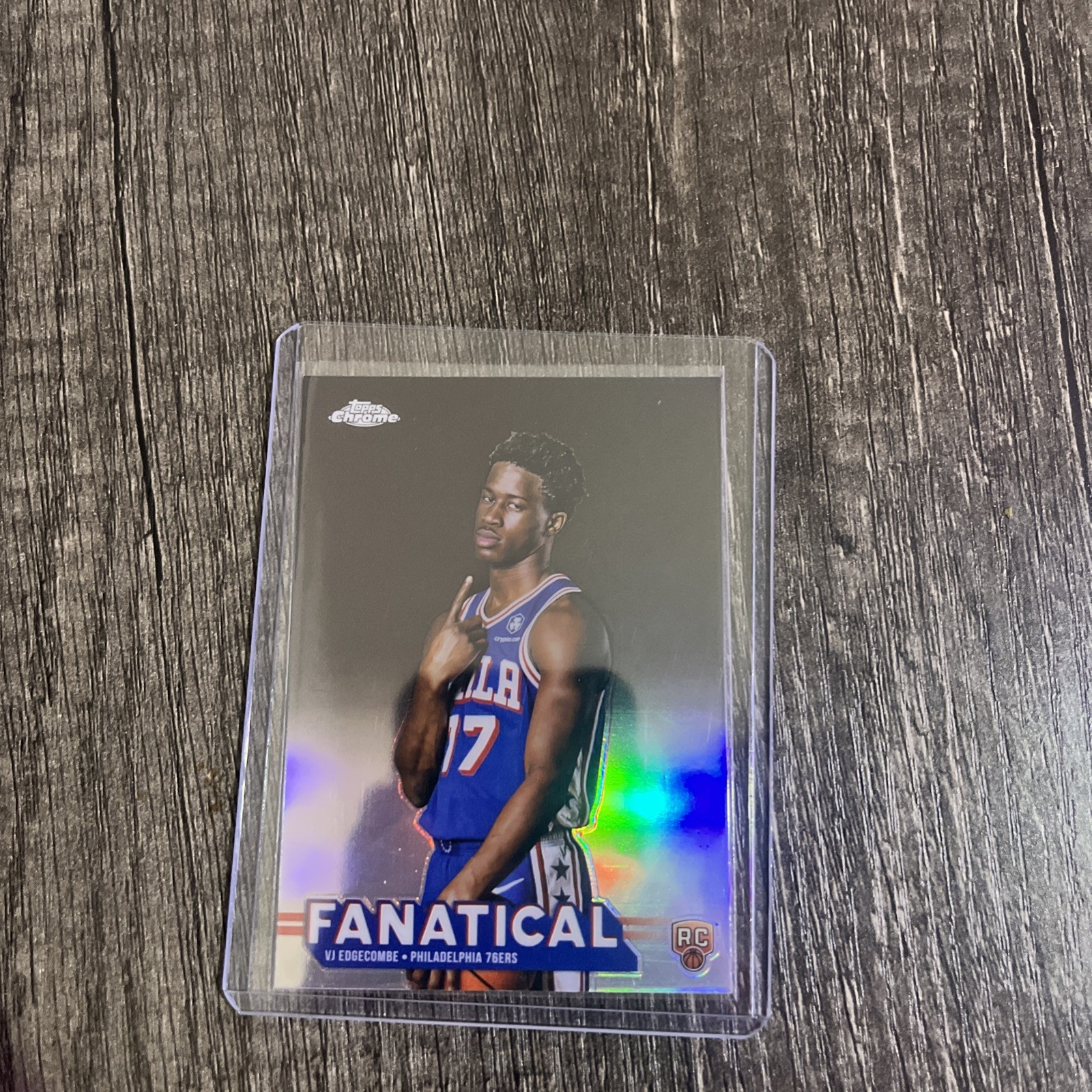 2025-26 Topps Chrome - VJ Edgecombe Fanatical #FAN-23 Case Hit (SSP)