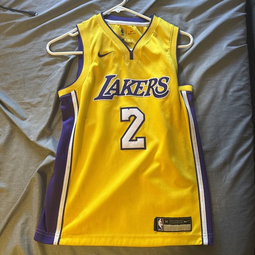 Lonzo Ball #2 Los Angeles Lakers NBA Swingman Basketball Jersey Nike Medium