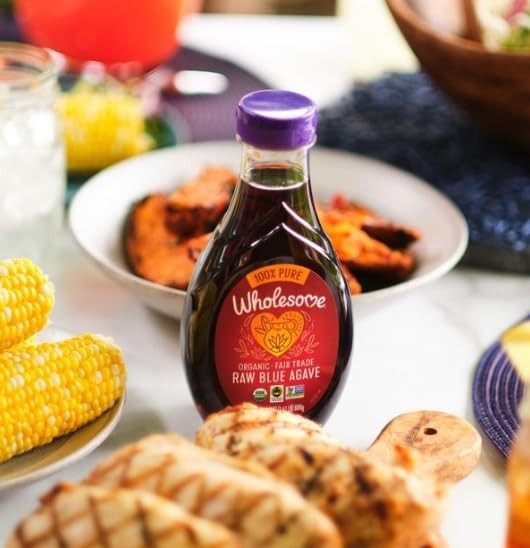  Wholesome Sweeteners 11.75-Ounce Organic Raw Blue Agave Necta Grocery