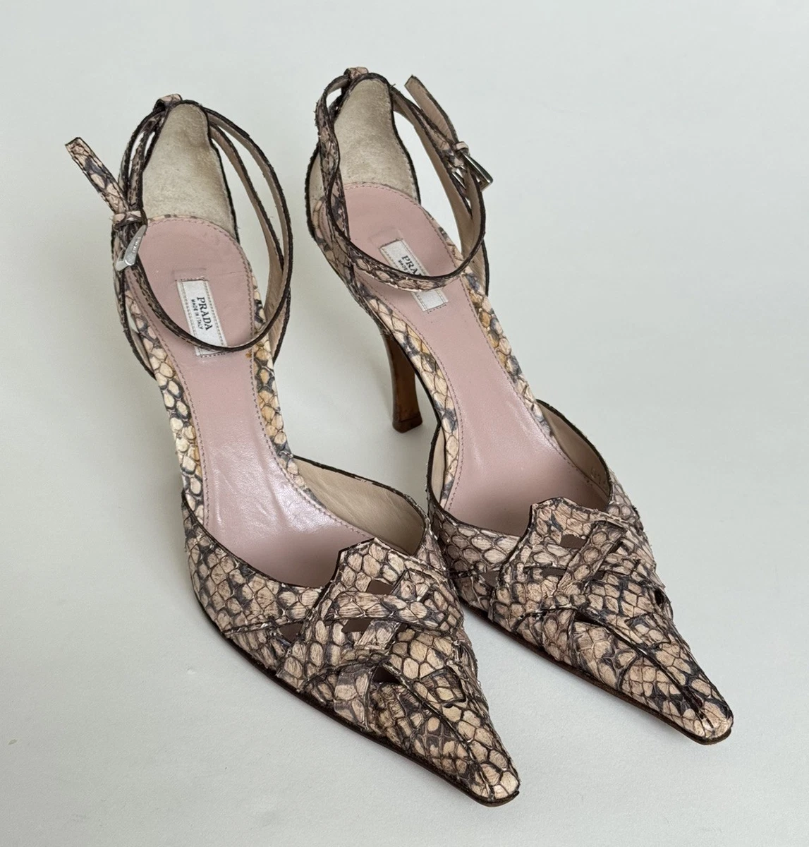 PRADA Leather Upper Heels for Women with Vintage for sale | eBay