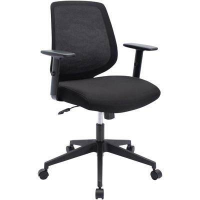 LYS Mid-Back Task Chair, Black