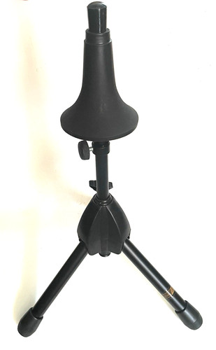 HAMILTON CLASSIC Trumpet Stand BLACK Tripod w Spring Adjustable Cornet EUC
