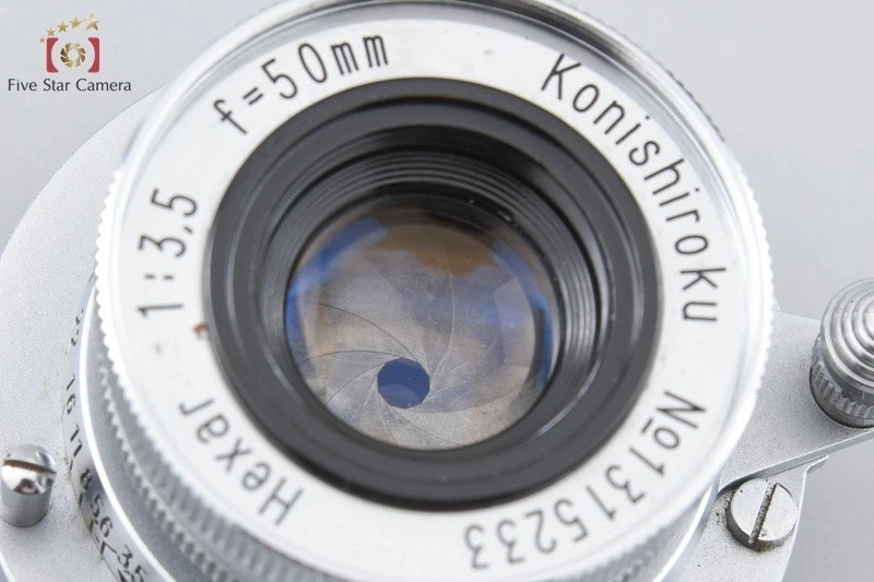 Konica Konishiroku Hexar 50mm f/3.5 Collapsible L39 LTM Leica Thread Mount Lens - Image 2 of 4