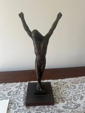 Ugo Attardi – L’uomo dei dolori – Scultura in bronzo originale certificata