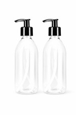 TEC Pump Dispenser Bottles 250ml Syrup Plastic UK Made 30% recycled