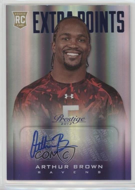 Arthur Brown Panini Prestige #297 Autograph-Extra Points Blue