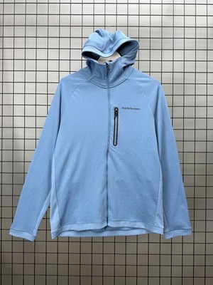 Peak Performance Light Zip Hood Mens M Blue Technical Hoodie Outdoor Hiking Jack