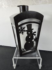 10.5" SNOWMAN Christmas Light Up Lantern - Snowman INDOOR,OUTDOOR