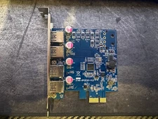 VisionTek | 4 Port USB 3.0 X1 PCIE Bus Powered Internal Card VTK-900870