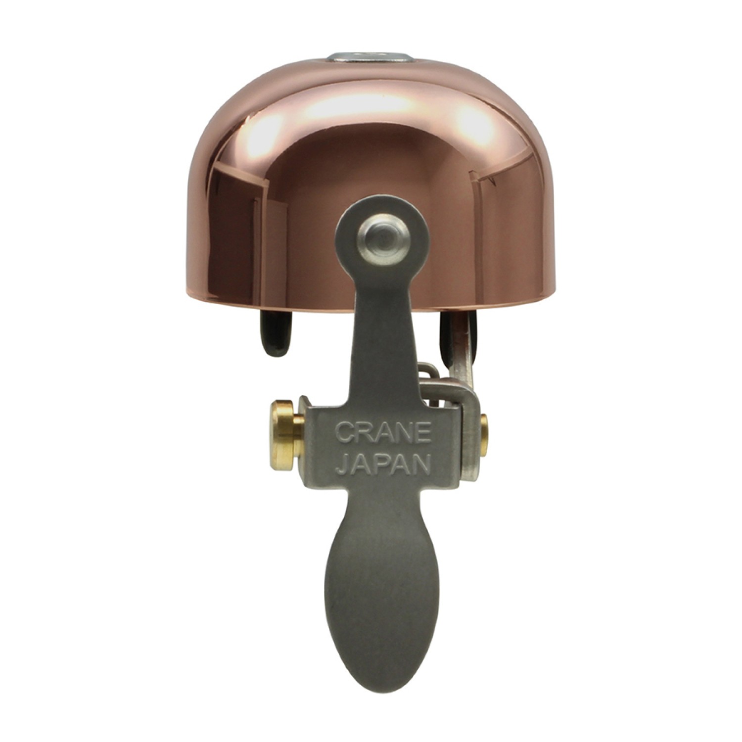 E-NE Bell sonnette de vélo en cuivre à collier pour cyclisme urbain