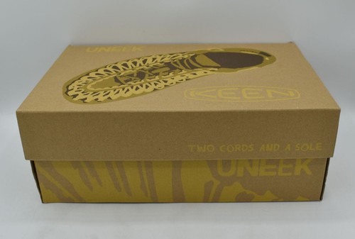 Keen Womens Size 7.5 Uneek Astoria Silver Birch Black Woven Closed Toe Sandals - Picture 12 of 13
