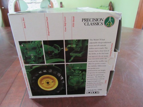 ERTL 1/16 PRECISION CLASSICS #23 JOHN DEERE MODEL 70 STANDARD TRACTOR - NIB - Picture 11 of 15