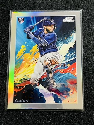 2024 Topps Cosmic Chrome Stars in the Night Junior Caminero Rookie RC Rays SP