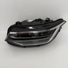 VW TIGUAN PASSENGER LEFT LED HEADLIGHT 5NM941035A VOLKSWAGEN 2021 2024 DAMAGED