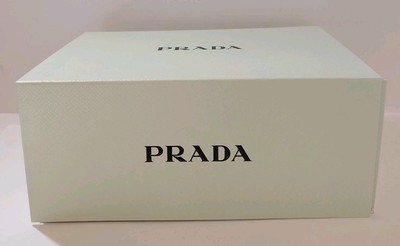 Prada Gift Box Light Green EMPTY 9.5” .25” ” Authentic Designer