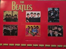 Beatles Post Art 6 images individuelles 11 × 14, 1996 en parfait état