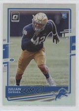 2020 Panini Donruss Rookie Optic Preview Holo Prizm Julian Okwara #P-294 xe3