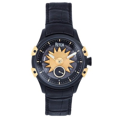 Solstice Automatic Black/Gold | Black Dial Wristwatch REIRN6902