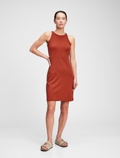 Gap Chimney Red Modern Casual Sleeveless Ringer Dress, Size XL