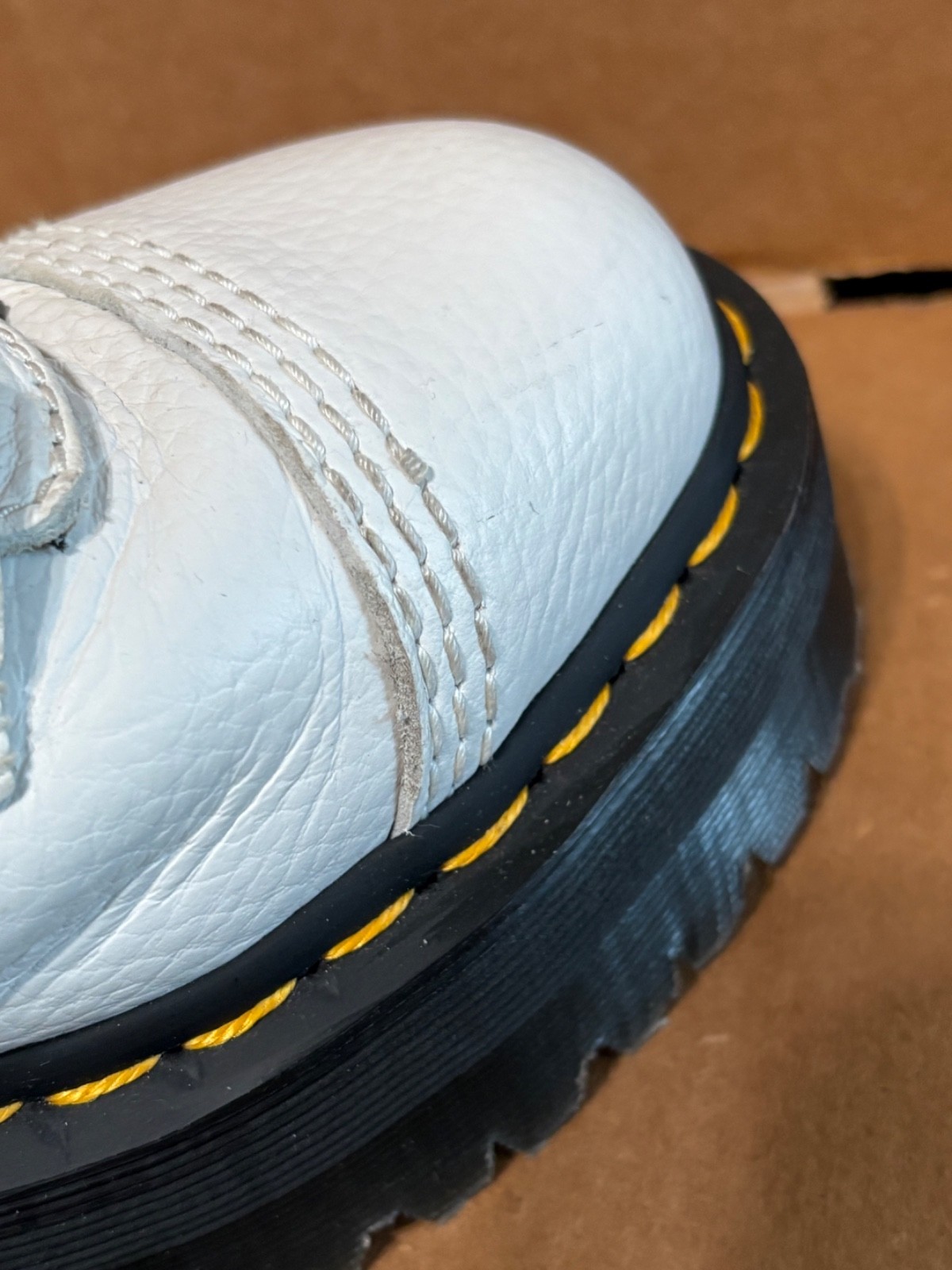 Doc Dr. Martens Sinclair White Platform Women's B… - image 11