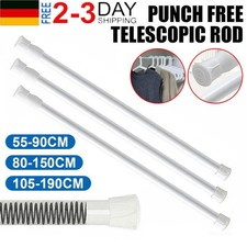 Ausziehbare Gardinenstange zum Klemmen, Klemmstange ohne Bohren, Teleskopstange