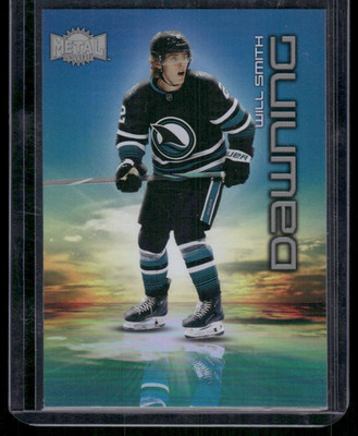#DW-21 Will Smith 2024-25 Skybox Metal Universe Dawning Rookie Sharks RC SP