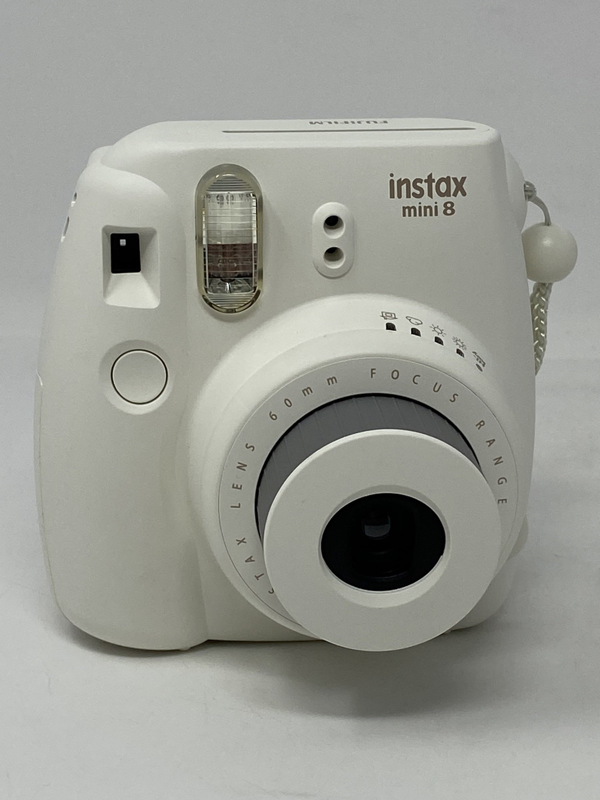 Fujifilm Instax Mini 8 Instant Film Camera White w/ Box & Manual
