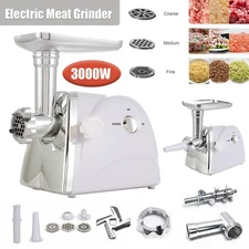 US Commercial 3000W Electric Meat Grinder Sausage Maker Filler Mincer Stuffer