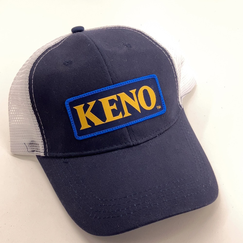 Keno patch hat blue white snapback - image 2