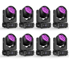 7LED 250W RGBW Beam Moving Head Spot Light Zoom Wash Stage Party Disco Lighting