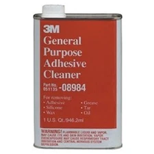 3M 08984 General Purpose Adhesive Remover & Cleaner, Quart, 6-Pack